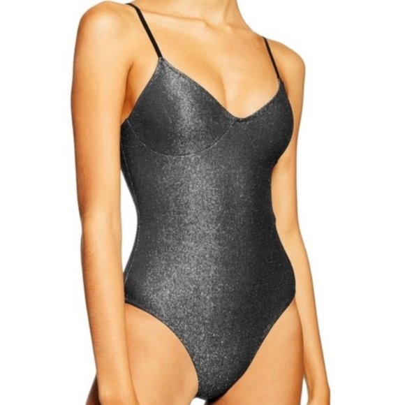 Topshop Other - NEW with tags Topshop metallic swimsuit
